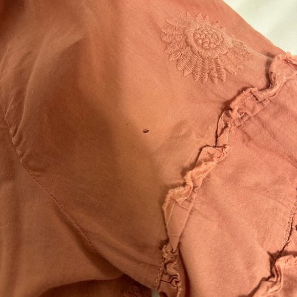 Anthropologie pink Peasant Blouse - Picture 8 of 9